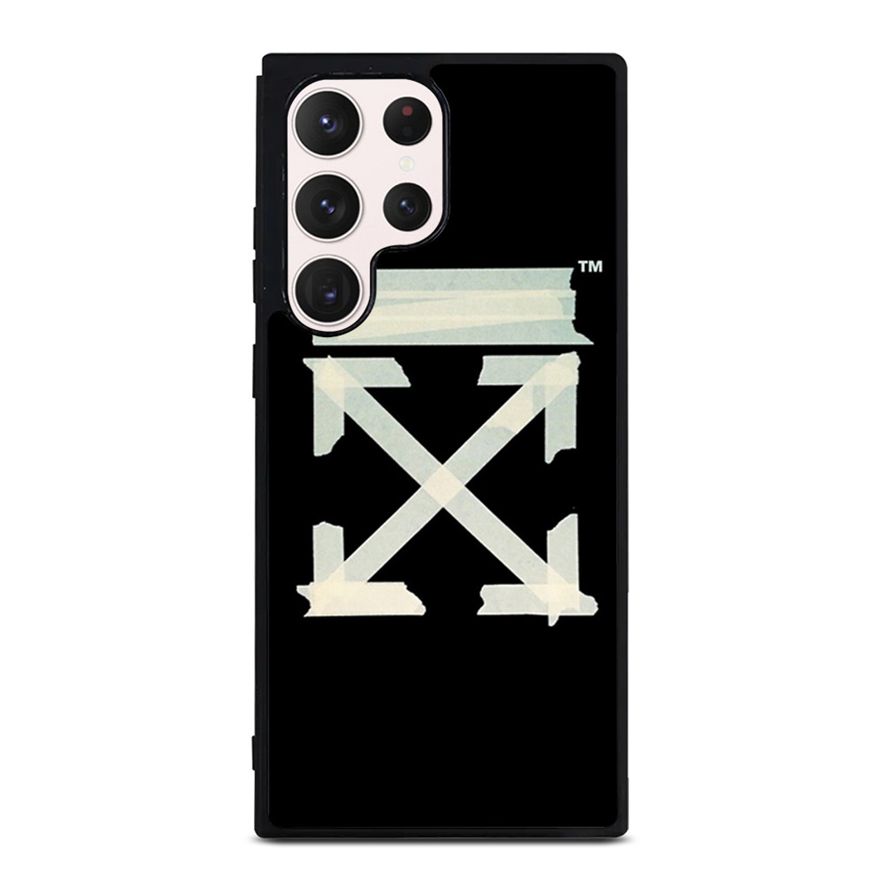 OFF WHITE TAPE LOGO Samsung Galaxy S23 Ultra Case Cover